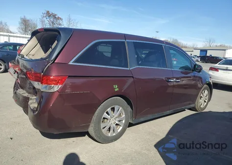 2015 Honda Odyssey Exl z USA, uszkodzony, nr VIN 5FNRL5H61FB061291